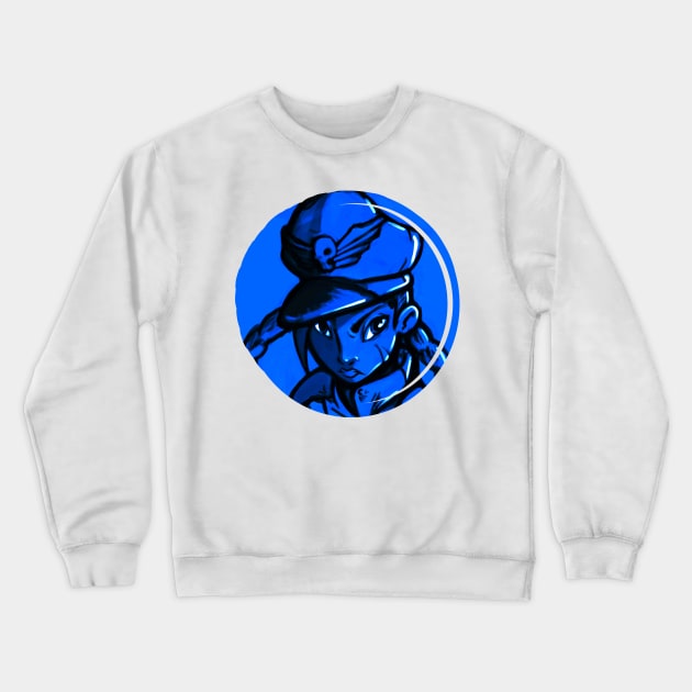 Cam Bison Crewneck Sweatshirt by BaconBabyArt